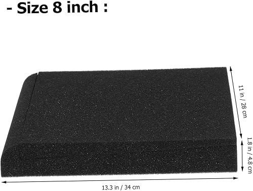 Miniatura 4 de 4 almohadillas de espuma para altavoz, almohadillas de espuma de amortiguación acústica, almohadillas de espuma para altavoz de sonido, alfombrilla