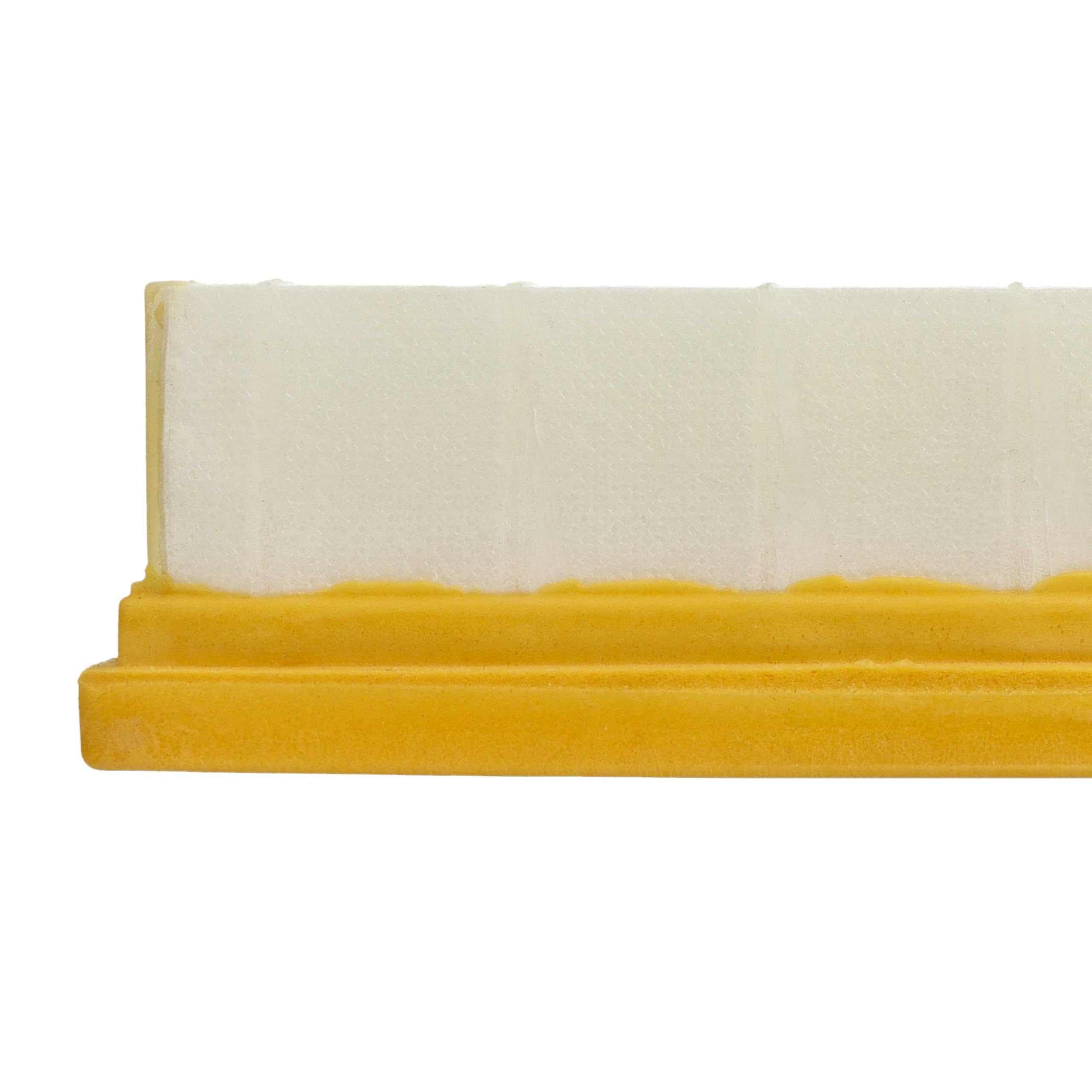 vhbw 3x filtre compatible avec Lidl Parkside PPWD 30 A1 aspirateur - filtre HEPA jaune