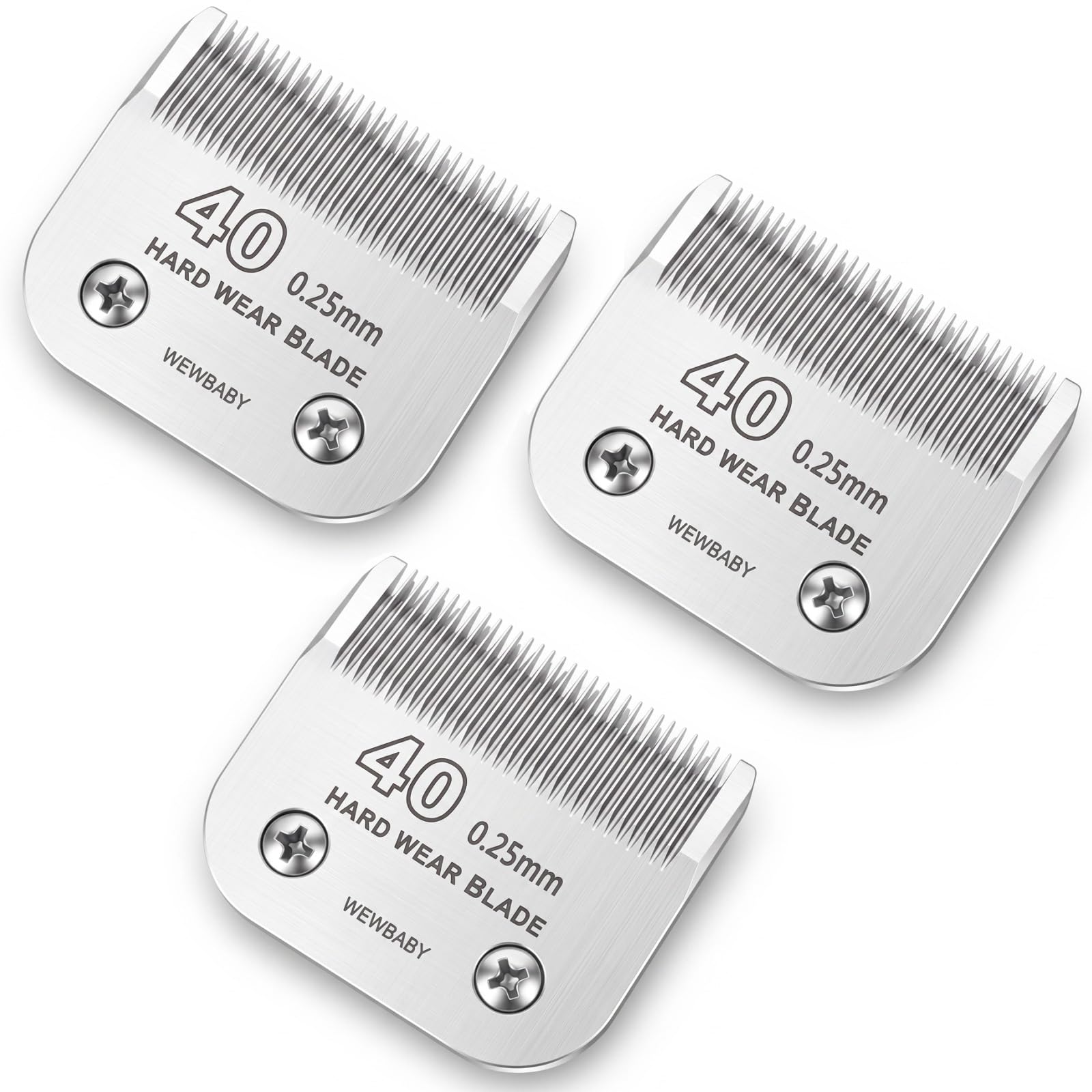 Dog Grooming Clipper Blades Size 40 for Andis Oster A5 Wahl KM
