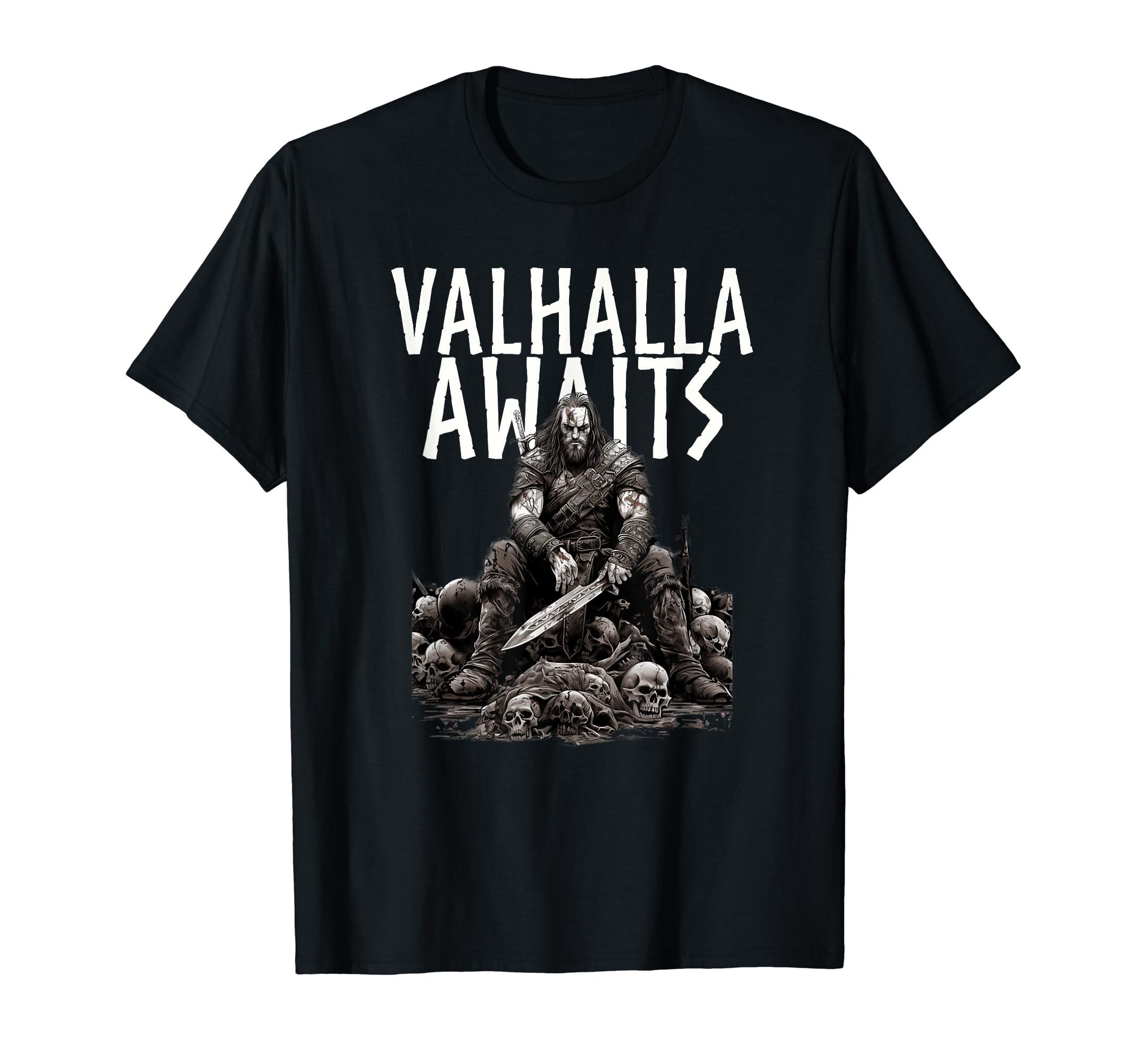 Vahalla Awaits - Viking Norse Gift T-Shirt