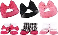 Vista 68 de Hudson Baby Conjunto de regalo de diadema y calcetines para niña