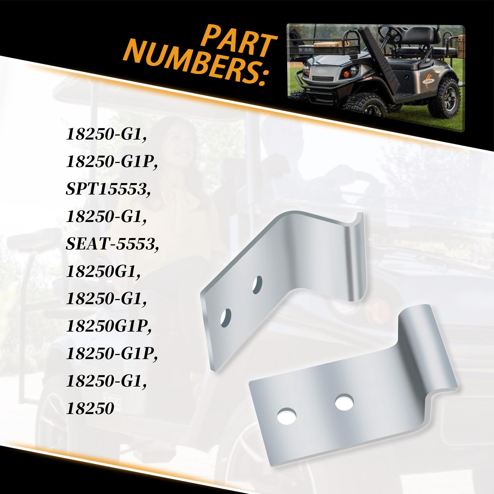 Amazon.co.jp: 18250-G1 EZGOゴルフカートガスおよび電気シートヒンジ