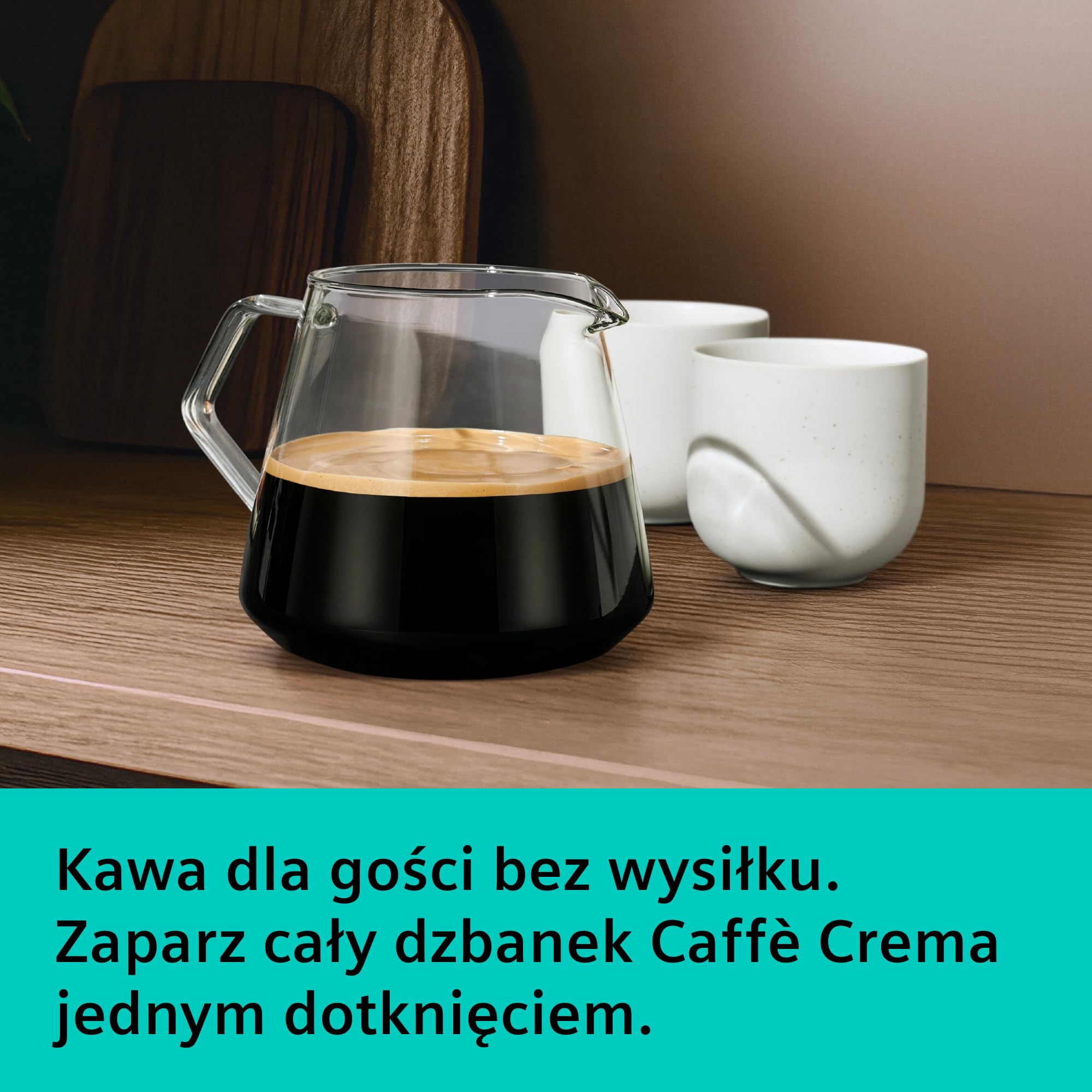 Siemens, automatyczny ekspres do kawy, EQ700 iAroma, wyświetlacz dotykowy, Cold Brew i Slow Brew, aplikacja Siemens Home Appliances, odcień morning haze, TP725E01