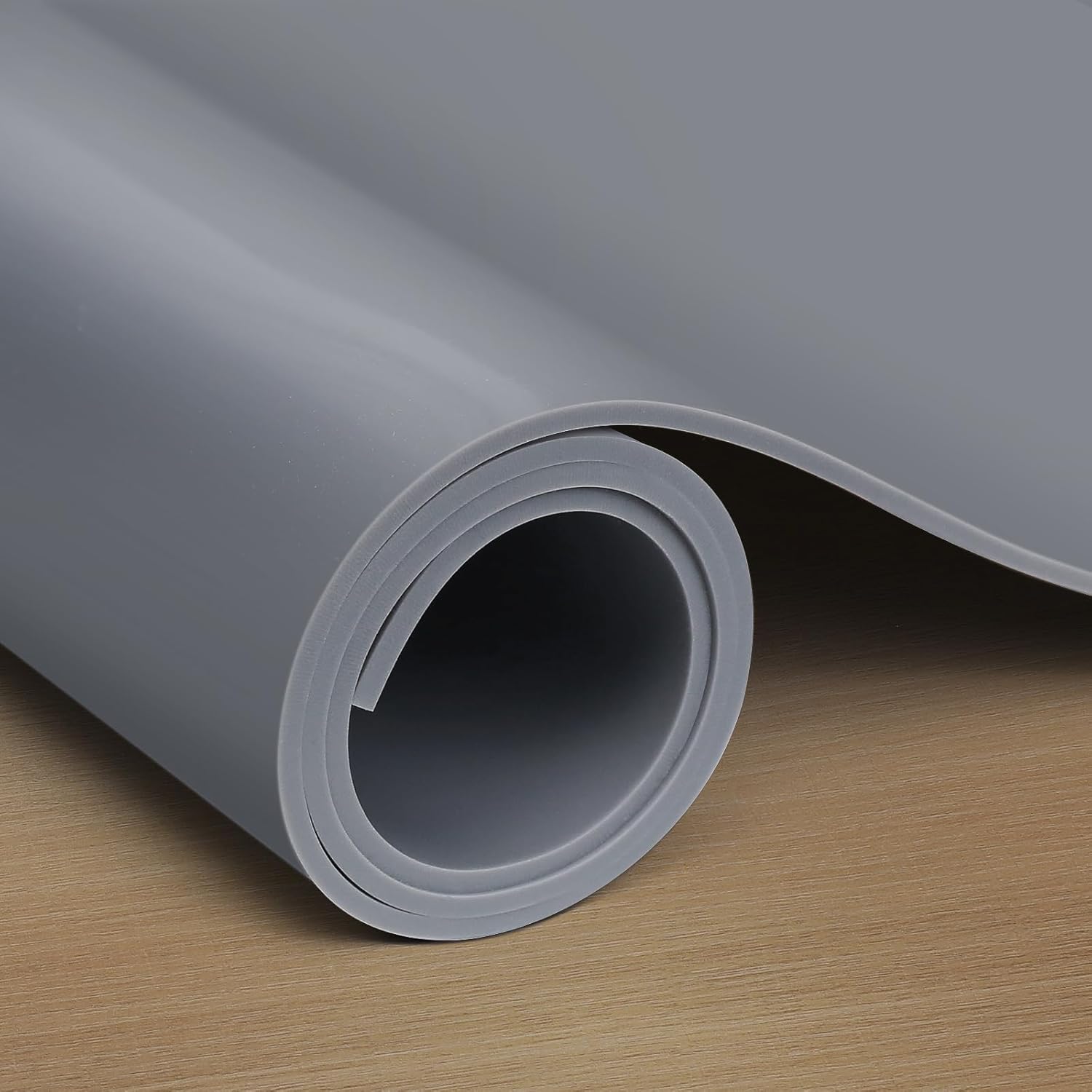 WochiTV Translucent Silicone Rubber Sheet, 18" Wide x 1/8" Thick x 36" Long Heat Resistant Rubber Mat for DIY Gaskets Material, Pads, Sealing, Cushion, Microwave Oven Protection