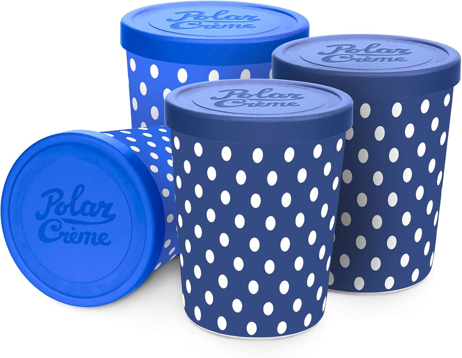 POLAR CREME Ice Cream Containers for Homemade Ice Cream 4