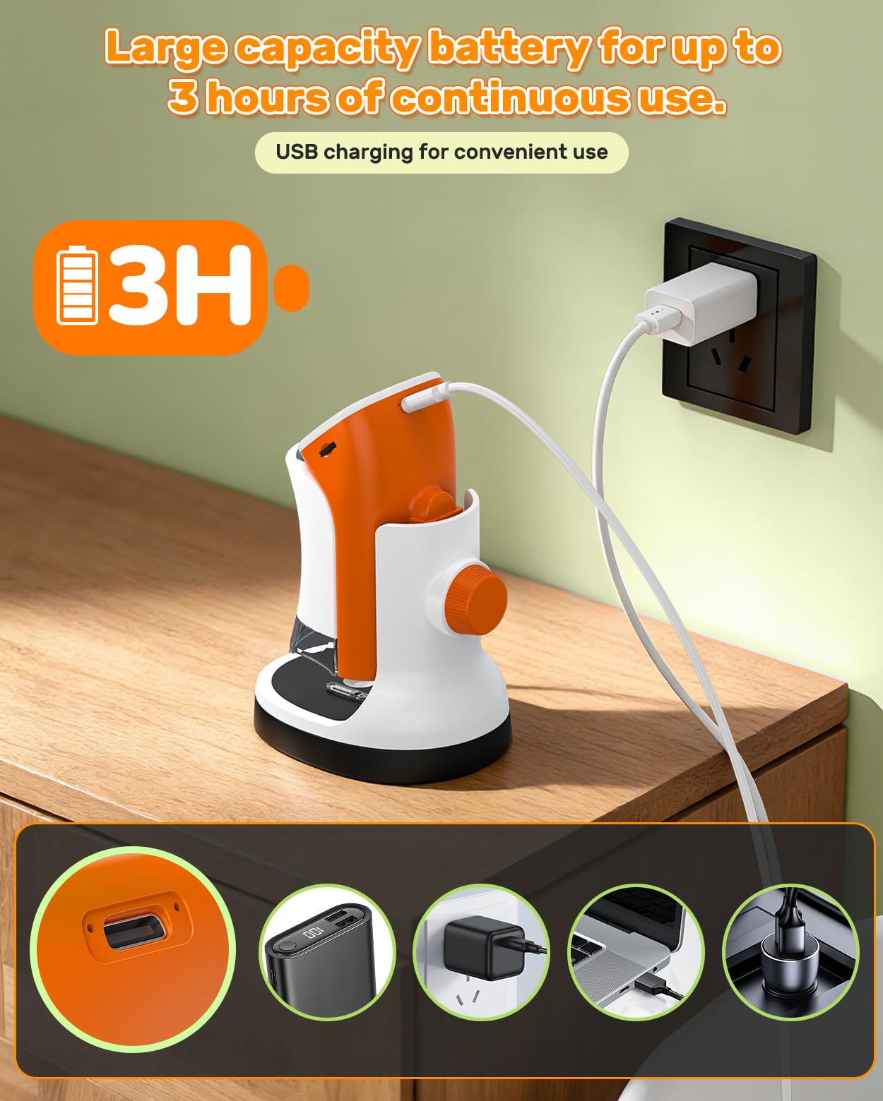 Microscopio para niños con pie: microscopios digitales de mano 100-1000x: Pantalla LCD 4K 2.0 Pulgadas USB portátil Microscopio de bolsillo, con kits científicos, 15 diapositivas, tarjeta de memoria