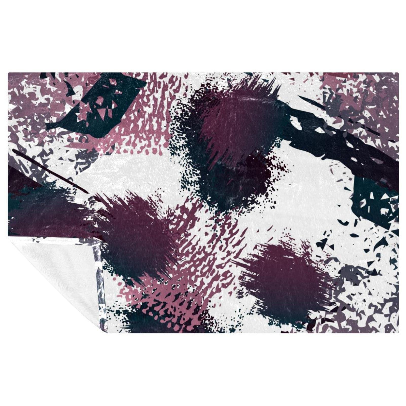 Couverture à texture militaire 150x100 cm chaude pour lit et camping