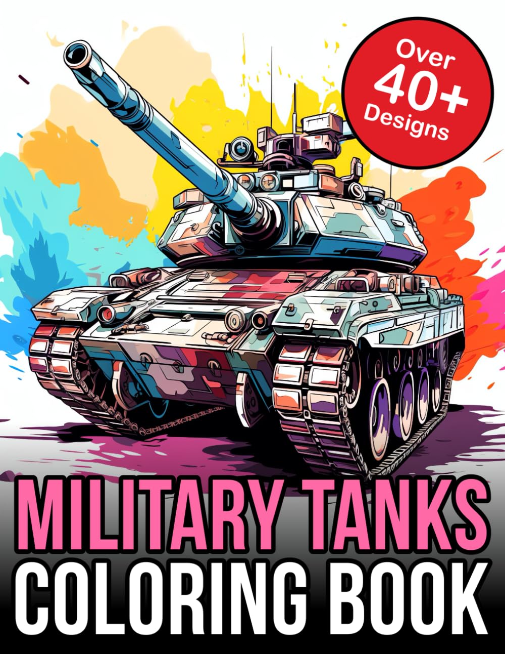 Military Tanks Coloring Book