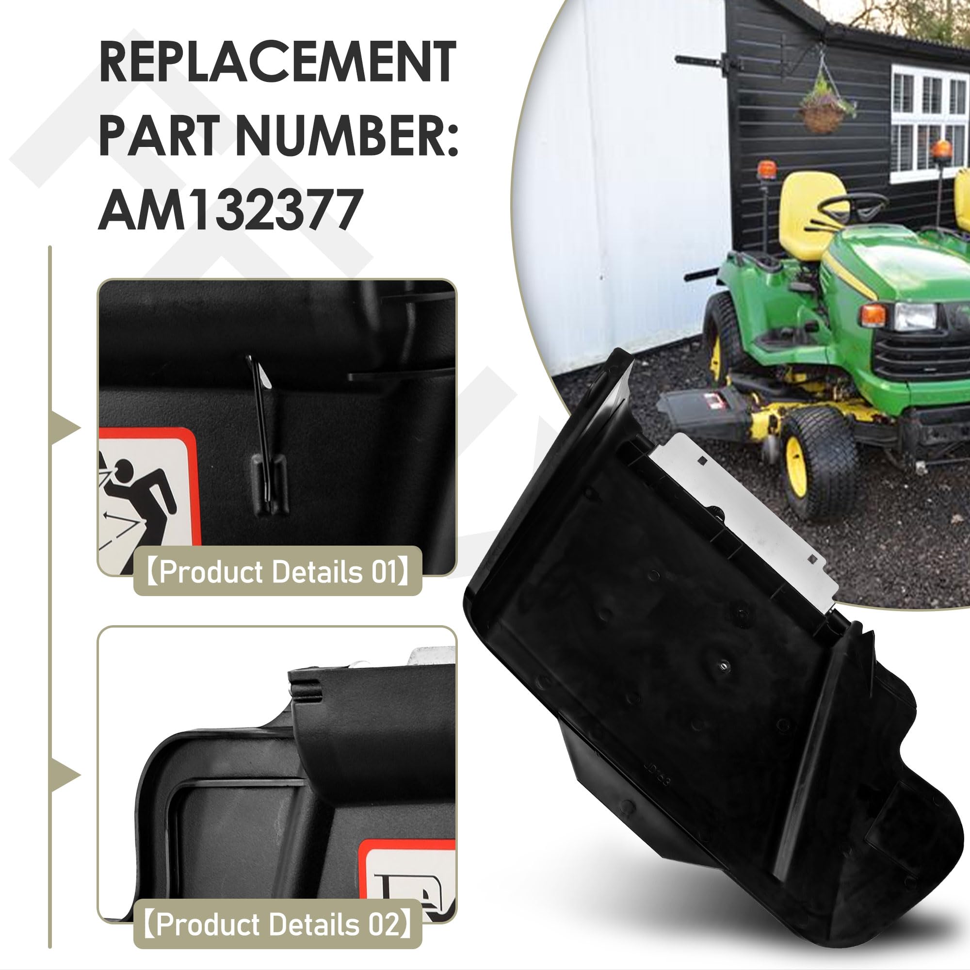 Amazon.com : AM132377 Discharge Deflector Side Chute for Joh