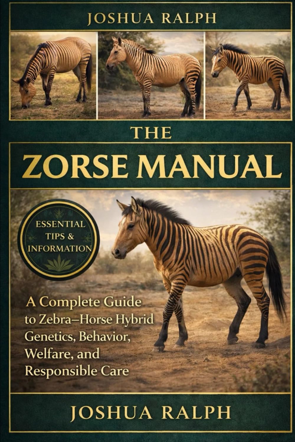 THE ZORSE MANUAL: A Complete Guide to Zebra–Horse Hybrid Genetics, Behavior, Welfare, and Responsible Care