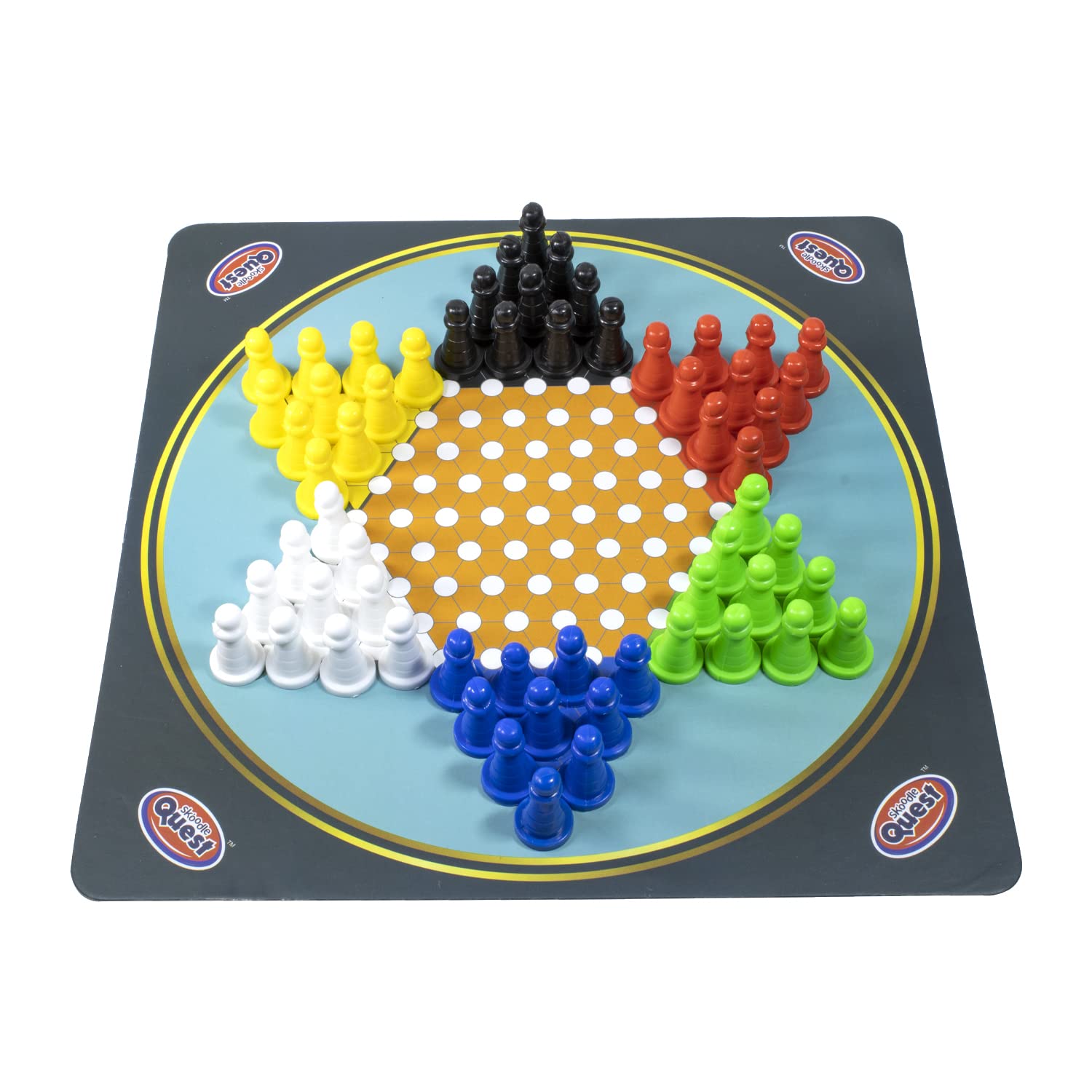 Skoodle Quest Chess & Checker Games (3 in 1 Board Game) Perfect Fun Educational Toy for Teaching & Strategic Thinking 1