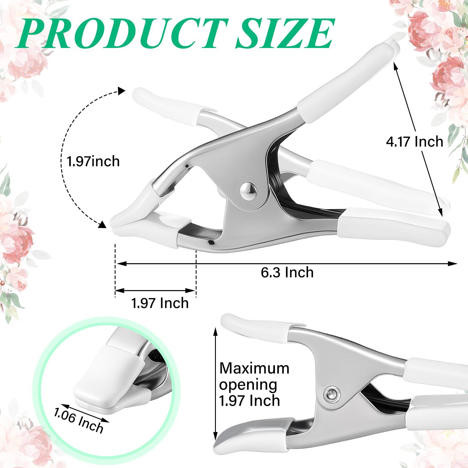 4 Pack Dress Clips Clothing Clamps For Fitting Bridal Seamstress Mannequin Heavy Duty Fixed Clamp Wedding Photographer Fashion Designers Dress Makers Salespeople 4 17 Inch P 283456676 - View #13