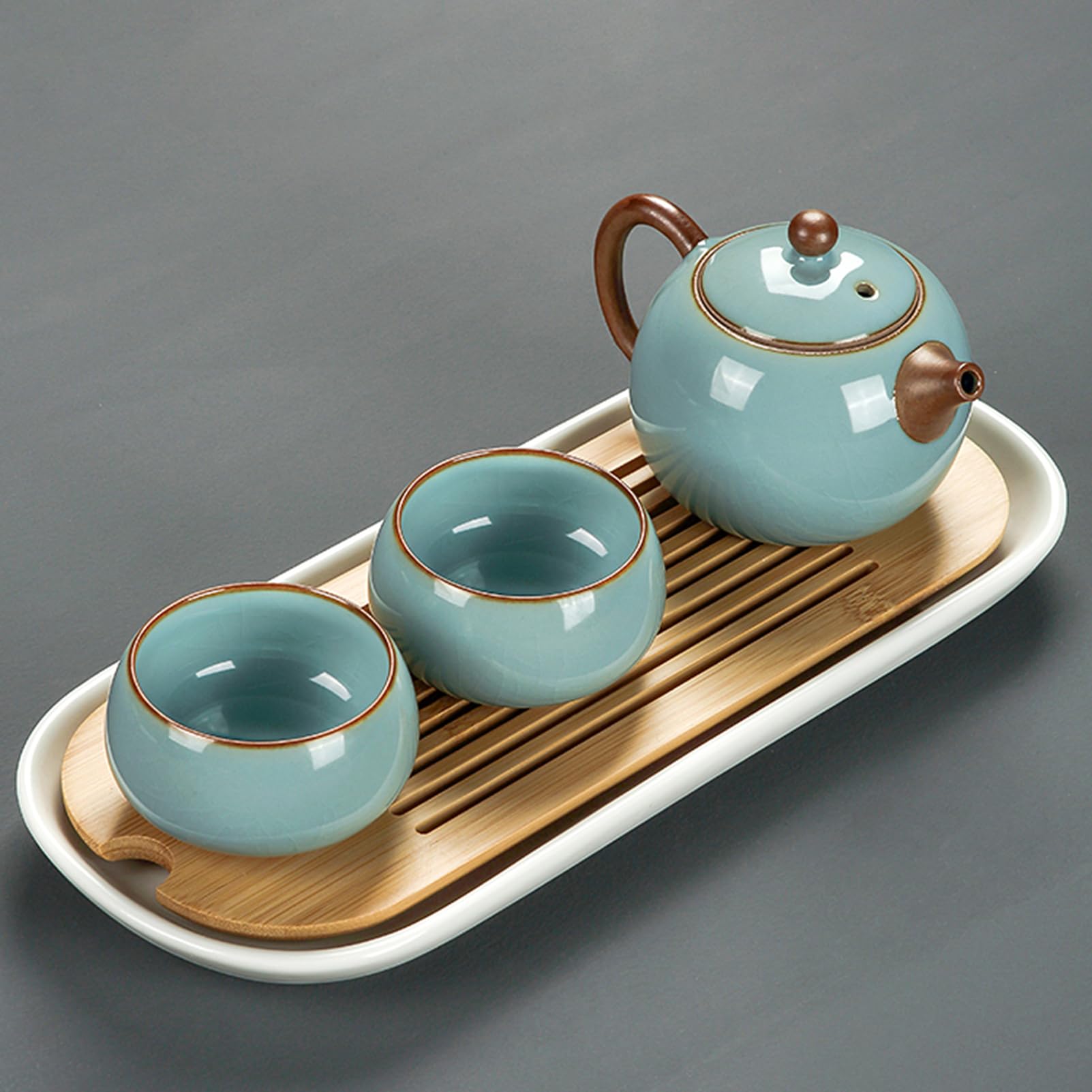 Ensemble à thé japonais Ru Kiln, le cadeau idéal pour amateurs de thé