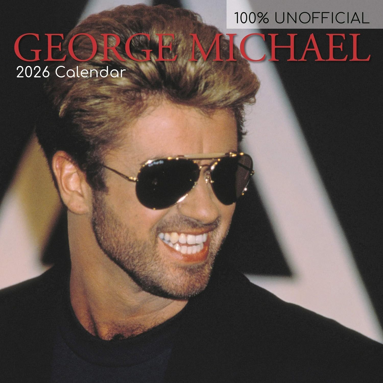 George Michael Calendar 2026 Calendar 16 Month Family Square Wall 2026 UK | Planner with Large Grid for Home or Office Organisation