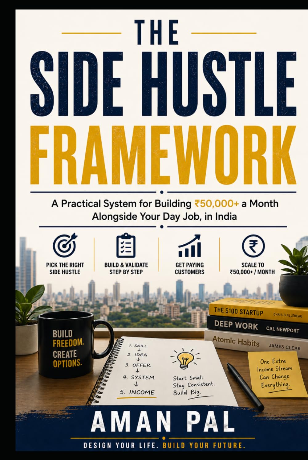 The Side Hustle Framework: A Practical System for Building ₹50,000+ a Month Alongside Your Day Job, in India (AI & Digital Income Blueprint)