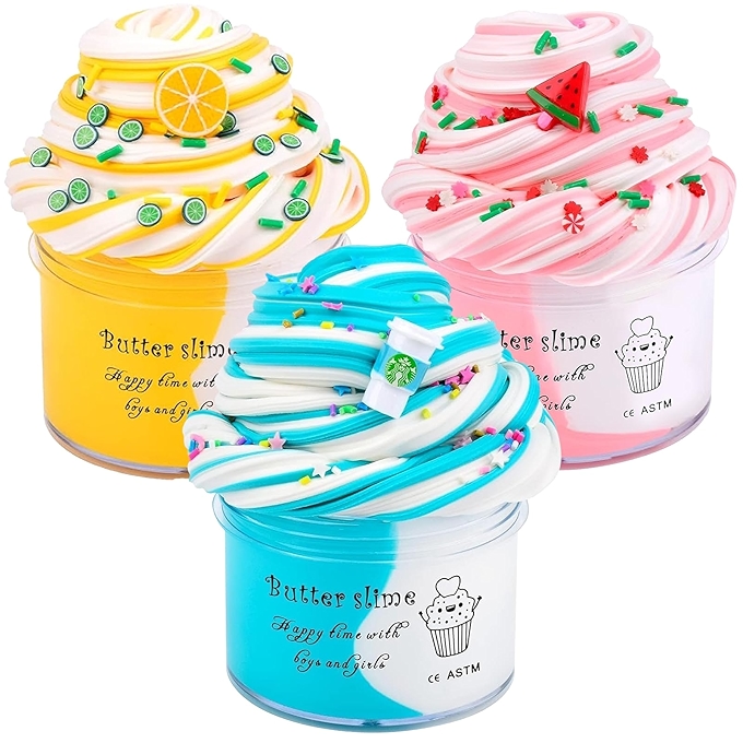 Butter Slime Kit with Ocean Mermaid and Candy Charms