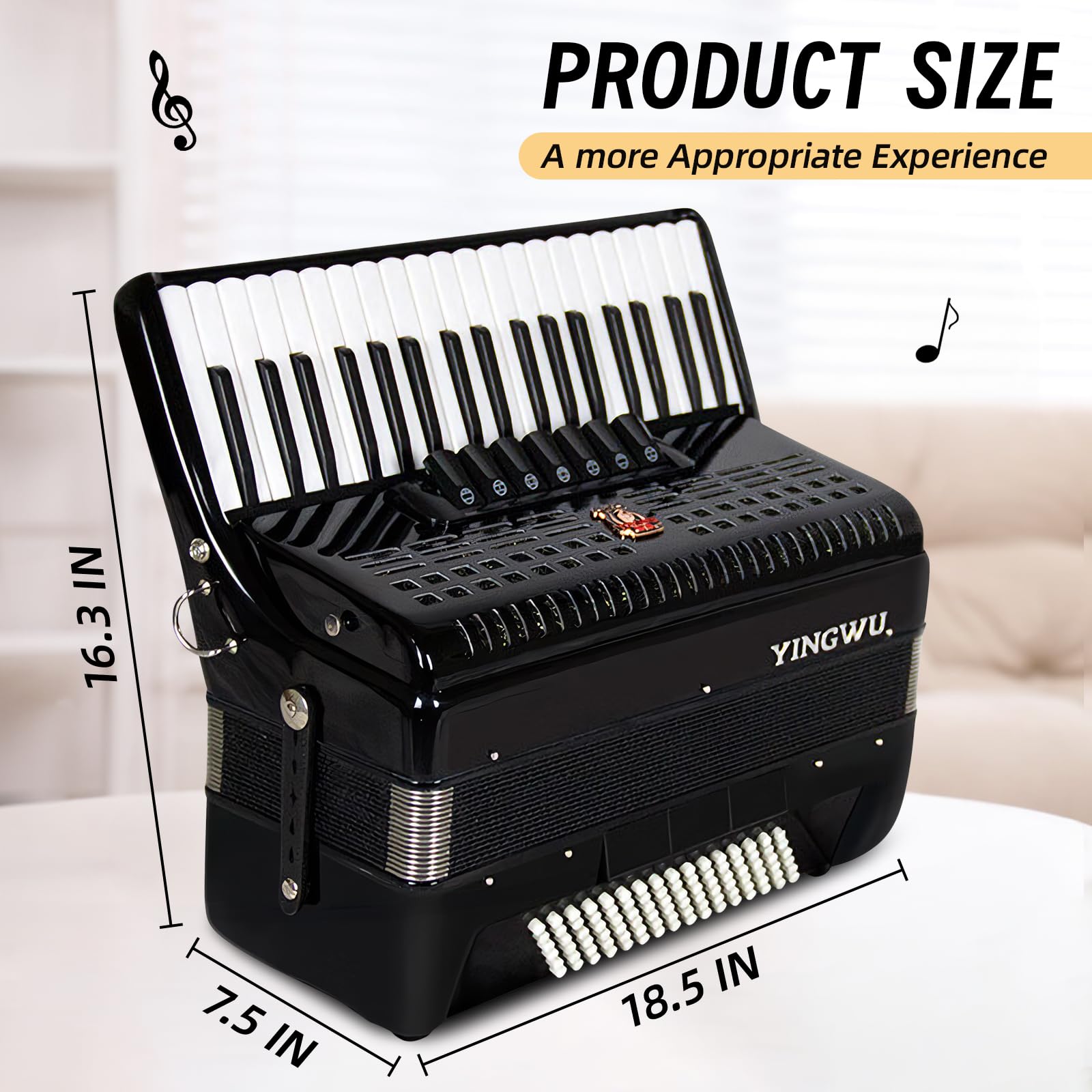 Amazon | アコーディオン、37キー96ベースプロフェッショナル