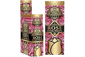 Billionaire Rose Petal Wraps - Organic Wraps, Tobacco Free