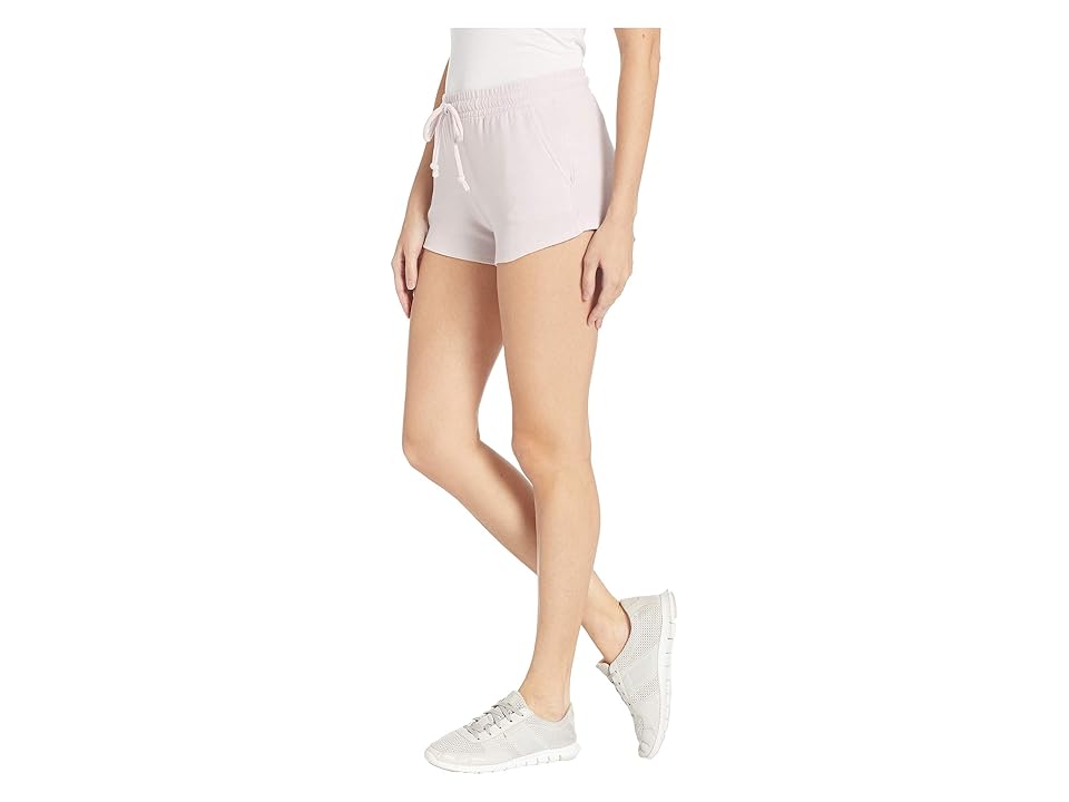 

Chaser Cozy Knit Drawstring Waist Shorts with Pockets (Satin) Women's Shorts, White