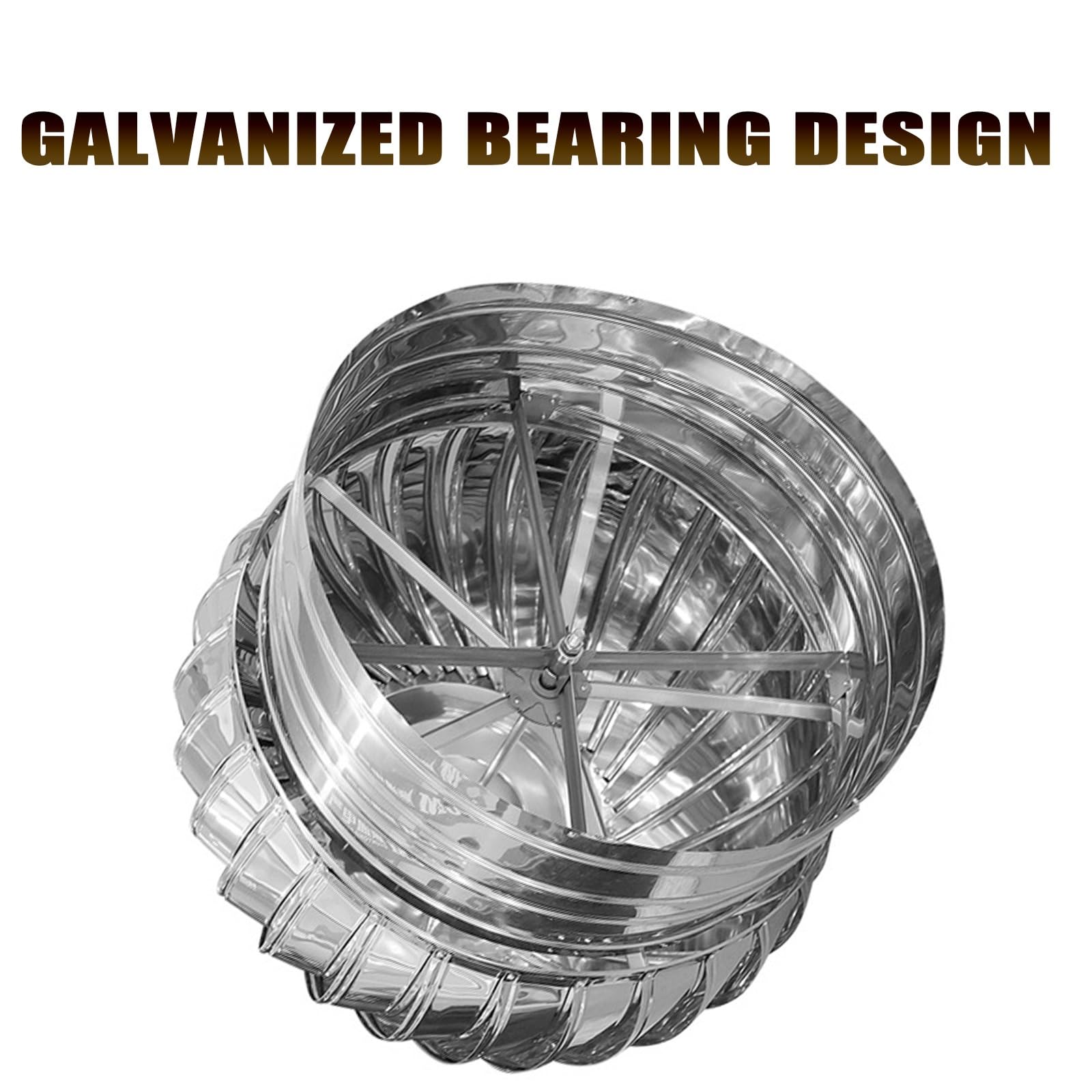 ventilatore a turbina, Presa d'aria in acciaio inossidabile 304(15.7inch(400mm))
