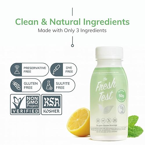 Miniatura 5 de The Fresh Test, mezcla de bebida en polvo embotellada de 50 gramos  Sin aditivos, no OGM, ingredientes orgánicos  Limonada con menta
