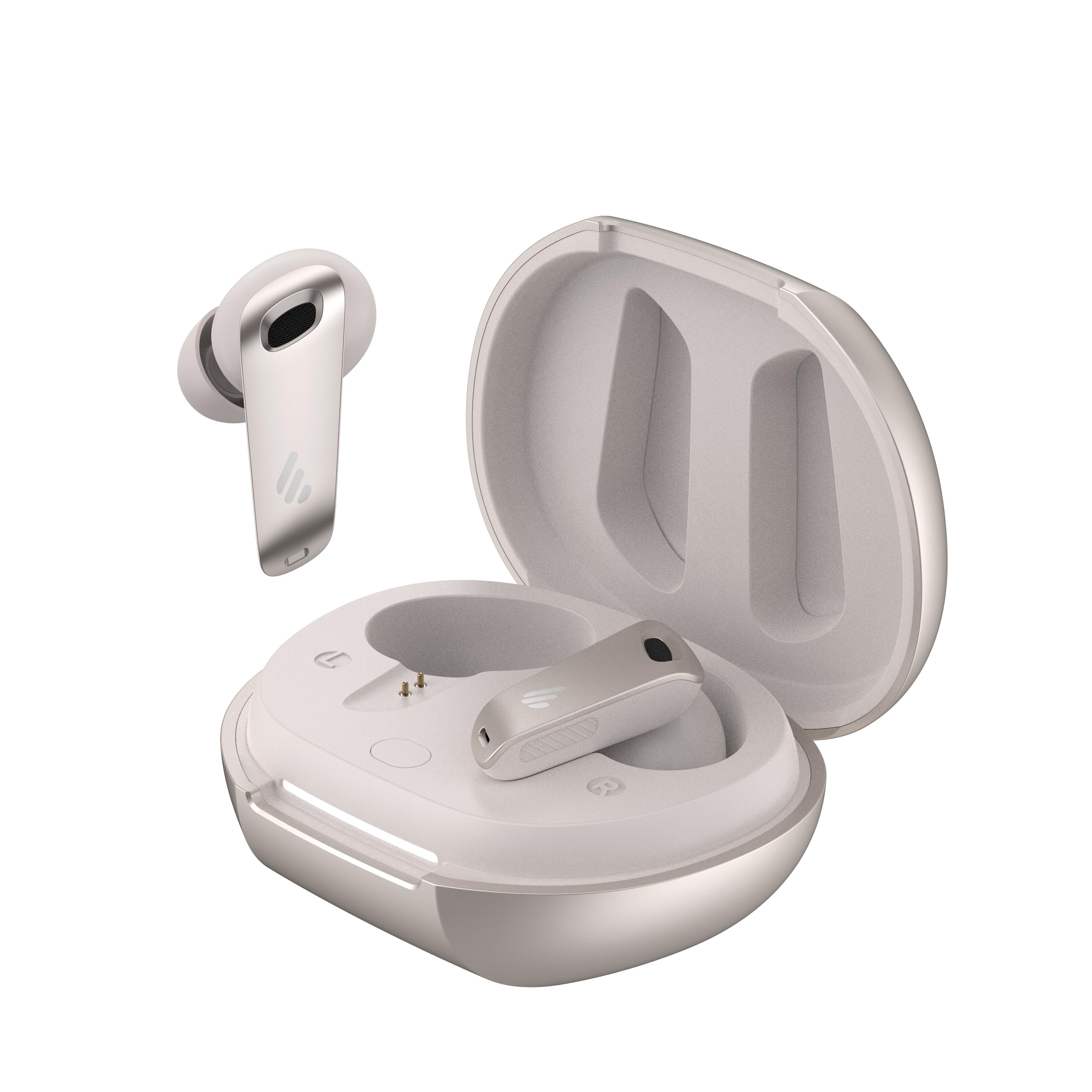 Edifier Auriculares NeoBuds Plus True Wireless con cancelación Activa de Ruido Starlight