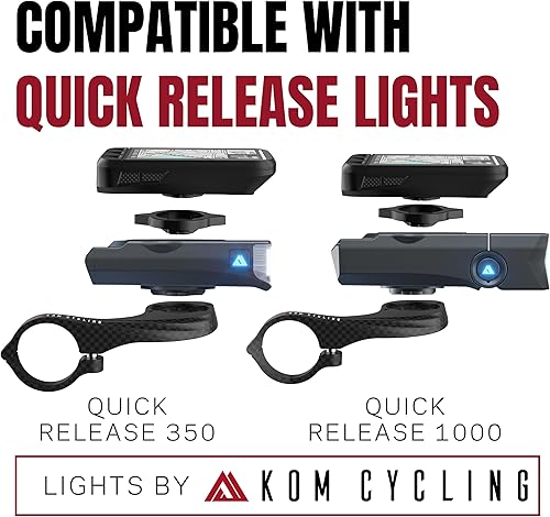 Miniatura 6 de KOM Cycling Wahoo Elemnt - Soporte compatible con múltiples computadoras Wahoo, incluyendo Wahoo Elemnt Bolt, Elemnt Roam, Elemnt Mini y Elemnt,