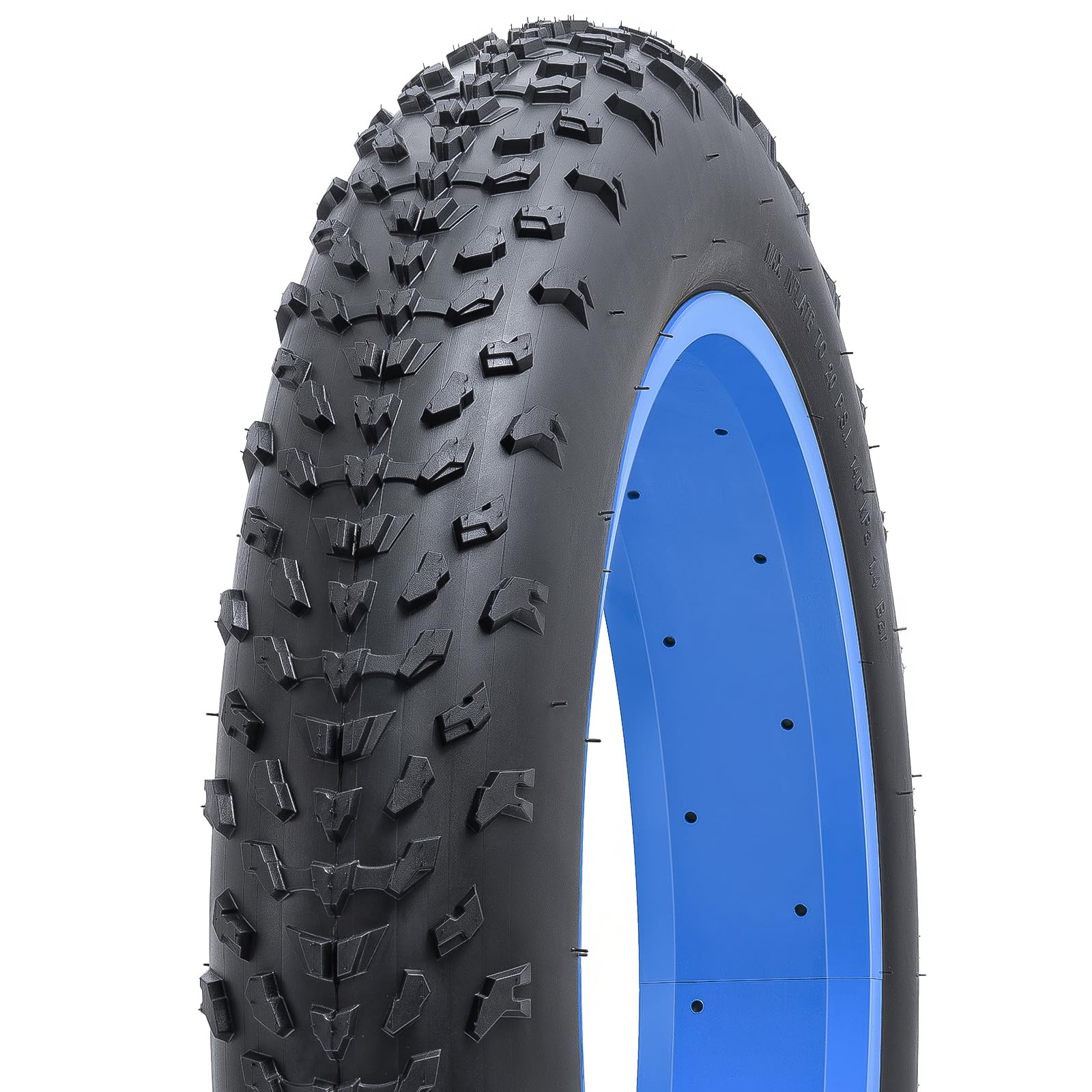 20x4.0 Fat Bike Pneu 102-406 Pneus 20x4 Pliable, pneus 20 pouces adaptés aux pneus de vélo 20 x 4,0 Ebike/Mountain/Road/City Roues de secours (E)