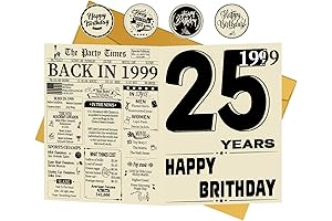 Happy 25th Birthday Gift Card