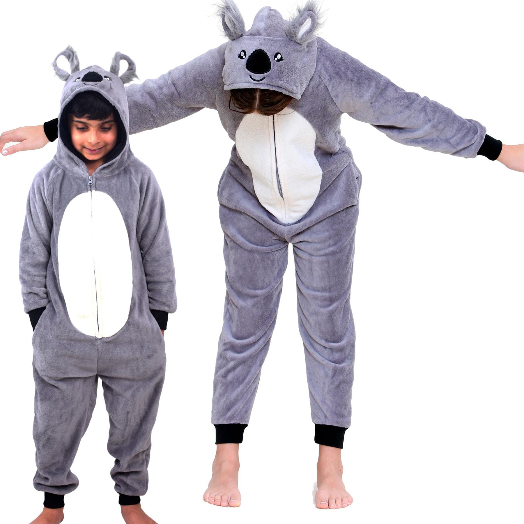 A2Z 4 Kids Tier Einteiler Für Kinder Mädchen Jungen Super Weich Kostüm Für Kinder - E.S Koala 11-12