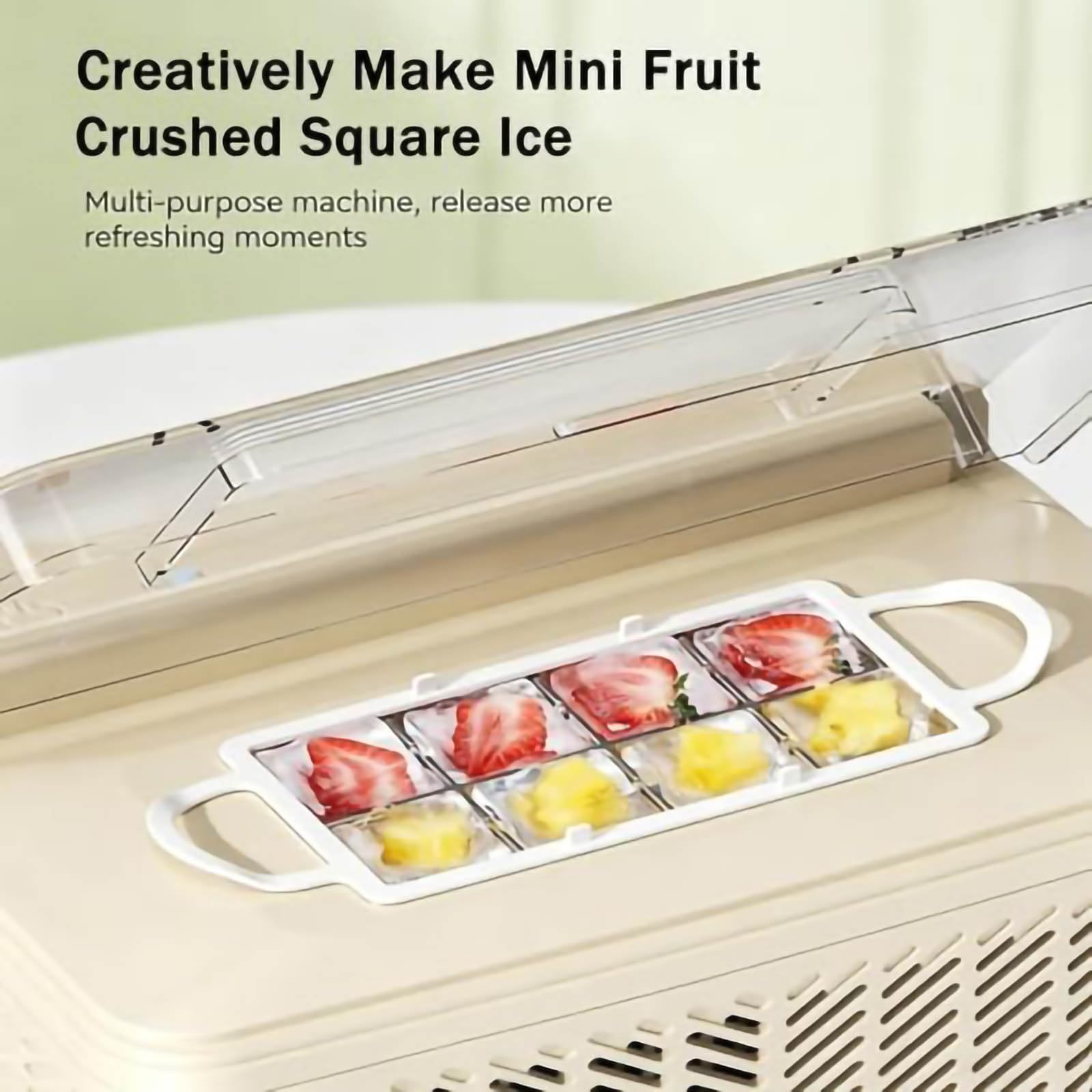 Mini fabbricatore di ghiaccio 12V doppia alimentazione for campeggio, viaggi, camper, ufficio