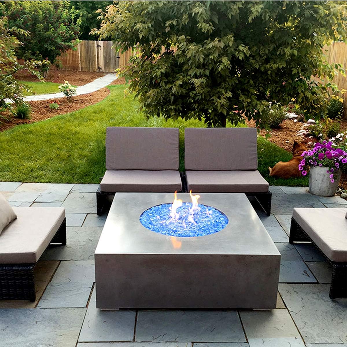 Skyflame 18-Inch Round Fire Pit Burner Ring and LP Burner Connection Kit