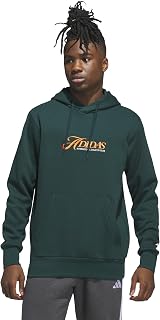 adidas Men's Country Club Graphic Hoodie - Soft Cotton Blend, Regular Fit, Kangaroo Pocket for All-Day Active Comfort