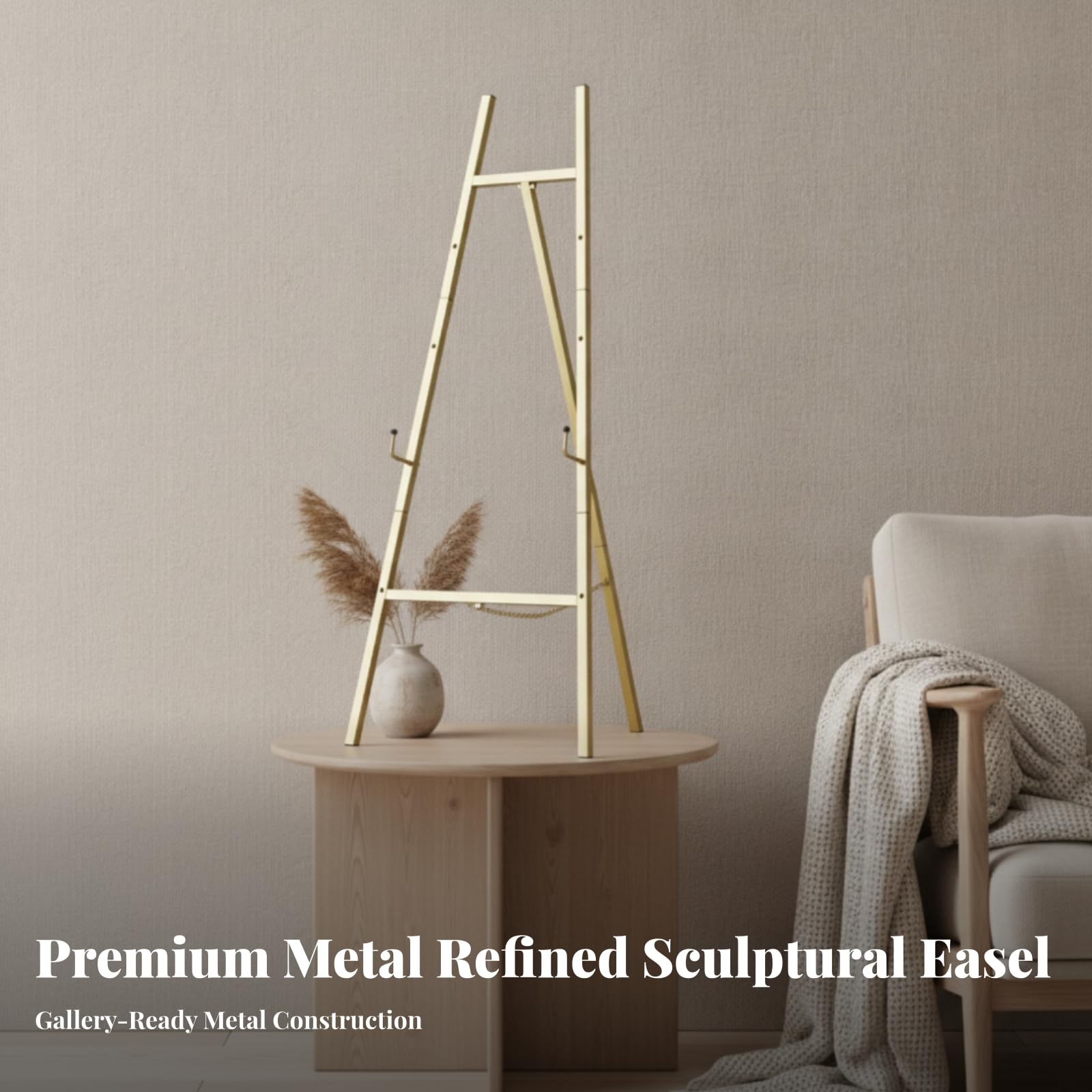 Gralara Freistehend Metallstaffelei