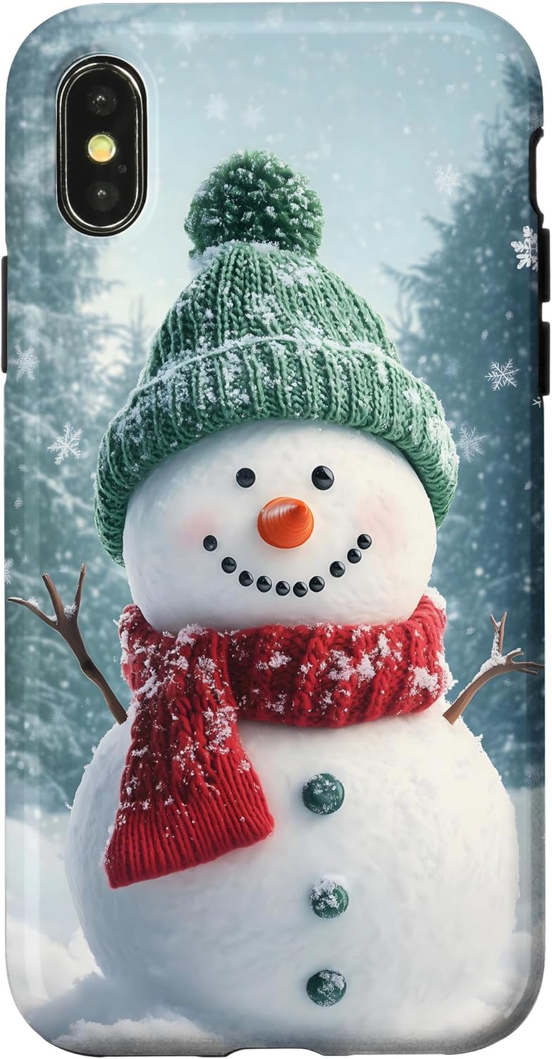 Snowman Holiday Winter Xmas Case for iPhone 13