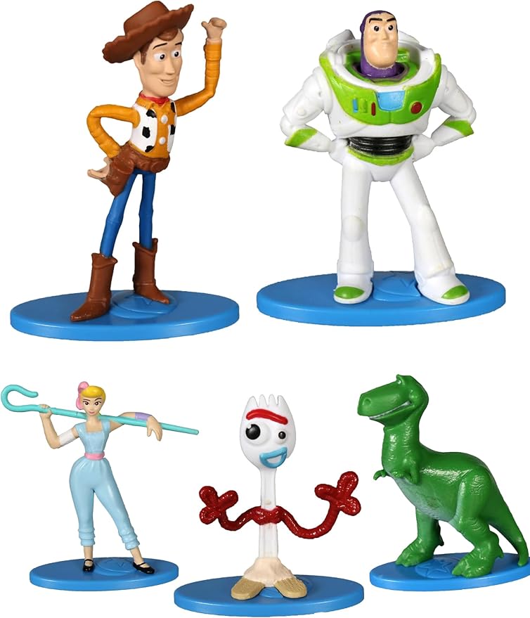 Disney Pixar Toy Story 4 Mini Figures Cake Toppers Set of 5 Buzz