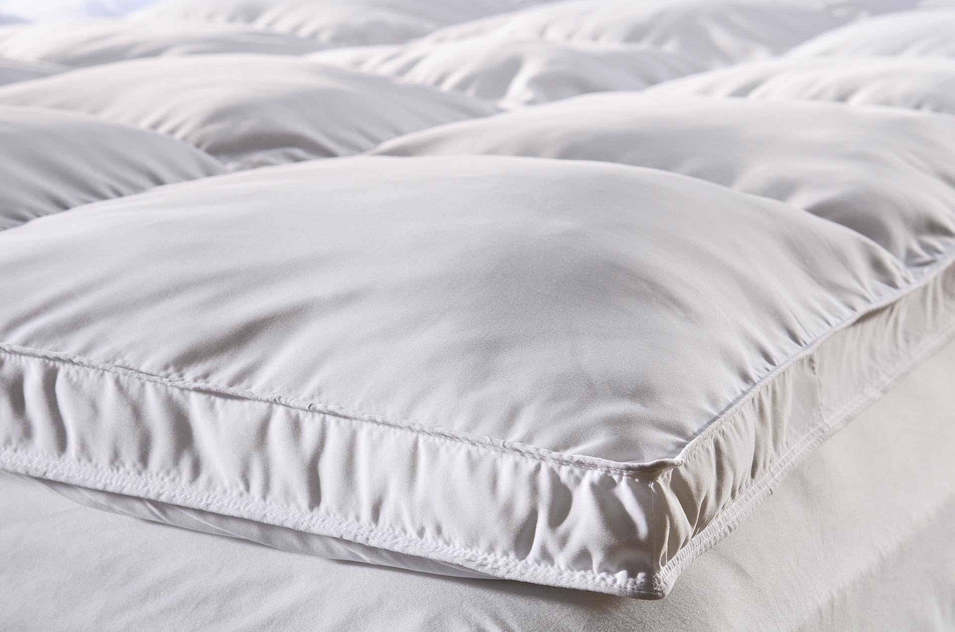 NIGHTS Duck Feather & Down Mattress Topper Of Super King Bed Size