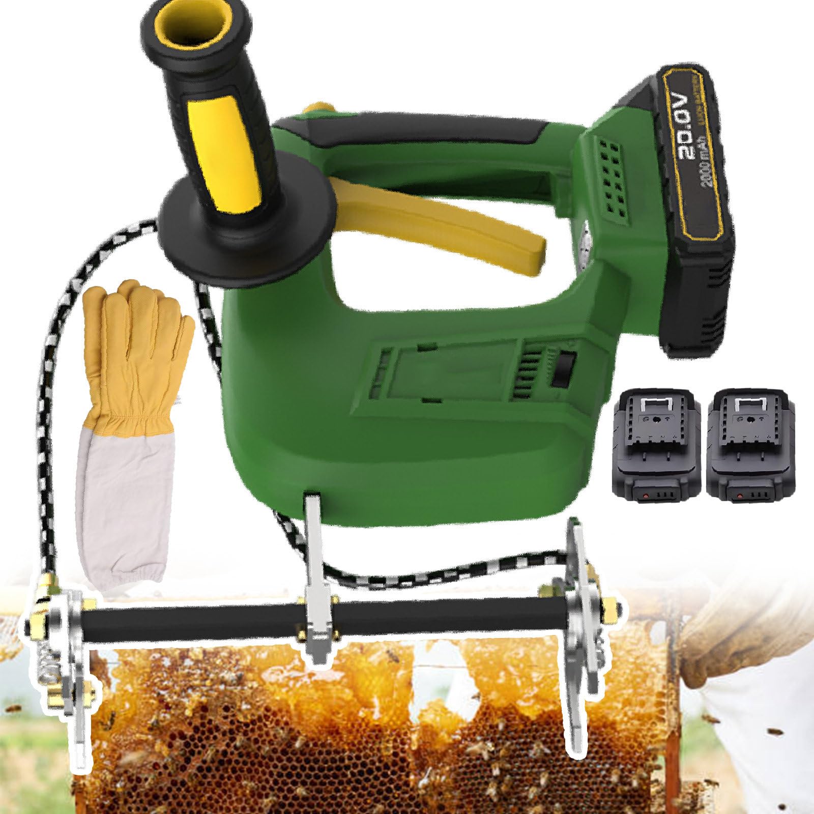 Portable Bee Shaking Machine/Electric Beehive Shaker Beekeeping Tools,Chargeable Auto Beehive Frame Shaking Machine For Home Bee Farm, Bee Hive King Box Beekeeping Equipmen