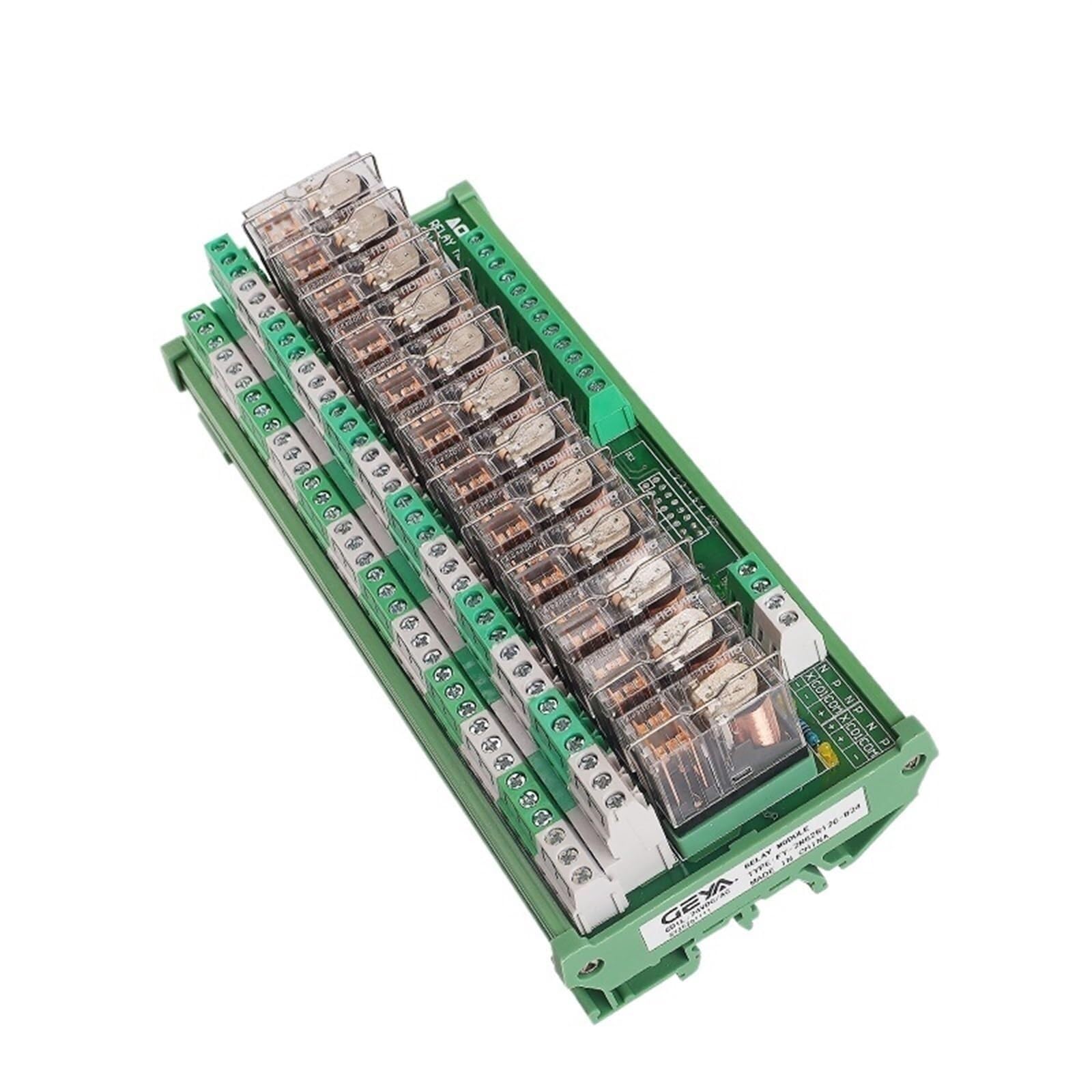 Modulo Relè 2NG2R 12 Canali 2NO 2NC 12VDC 24VDC Relè DPDT Scheda PCB(2NO2NC-12C-12VACDC)