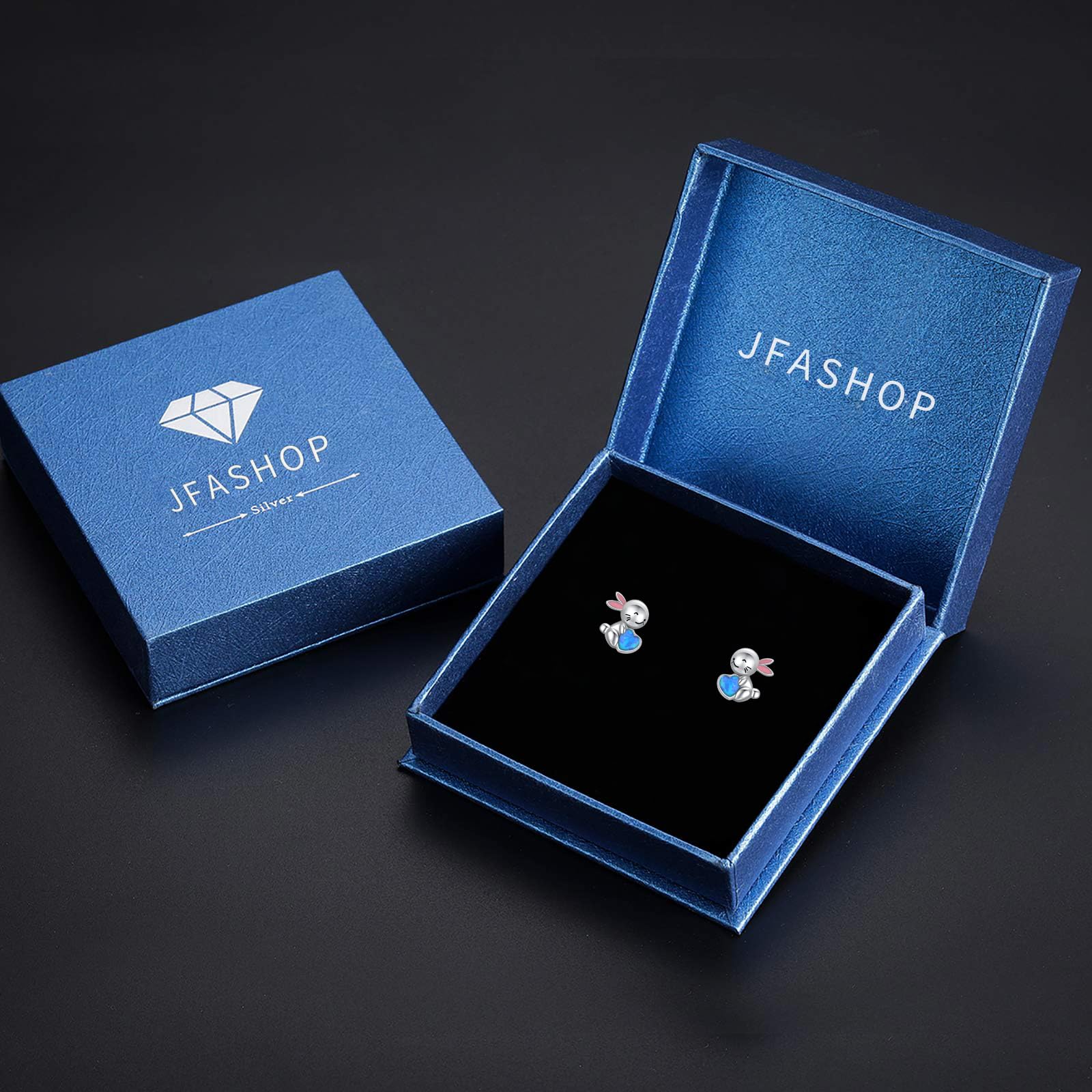 Pendientes de ópalo para mujer de plata de ley 925, estrella de mar/corazón/tortuga/mariposa/conejo/seta/pendientes pendientes de animales pendientes playa estrella de mar joyas para mujeres niñas