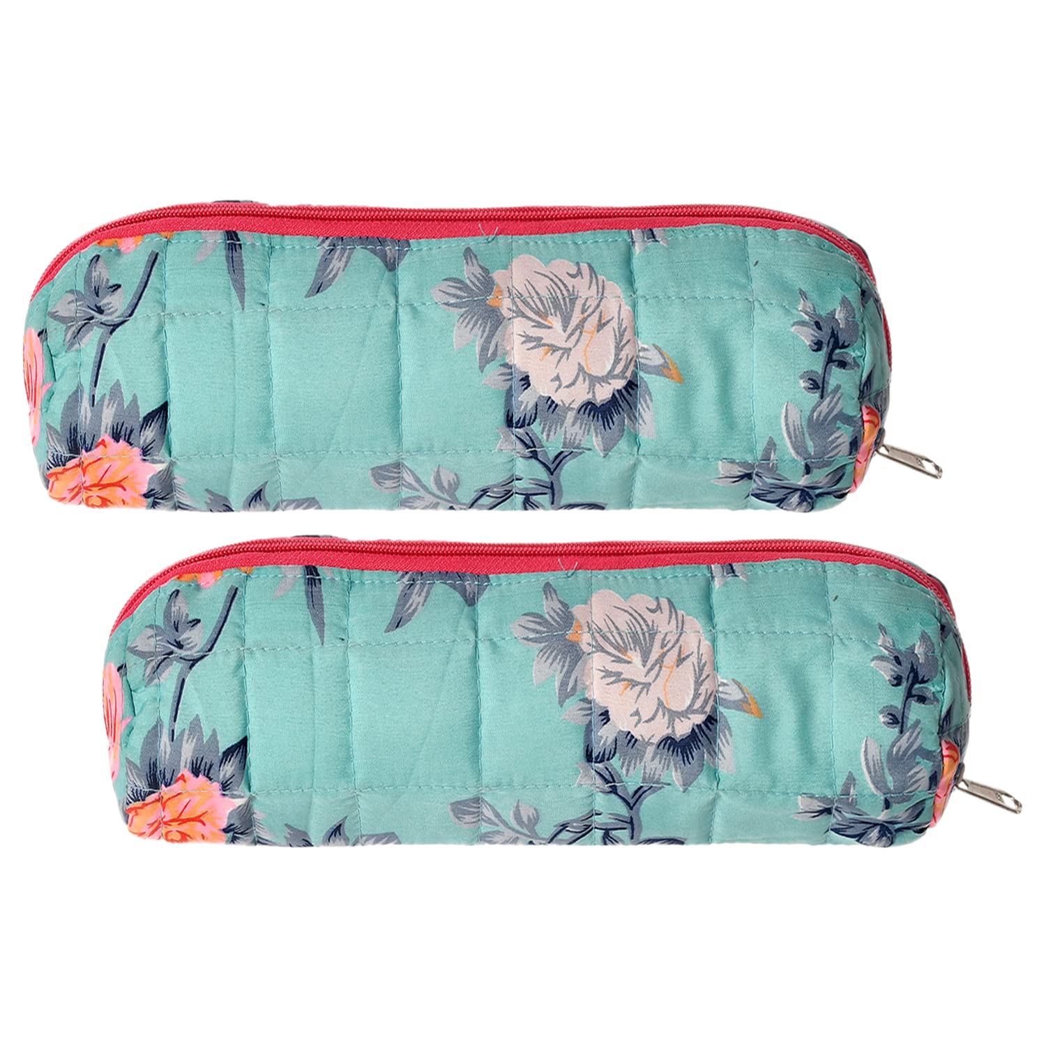 Fun Homes Flower Printed Single Rod Cotton Bangle/Watch/Bracelet Organizer- Pack of 2 (Green)-50FH0769 (B09RSSYVF4) Amazon Price History, Amazon Price Tracker