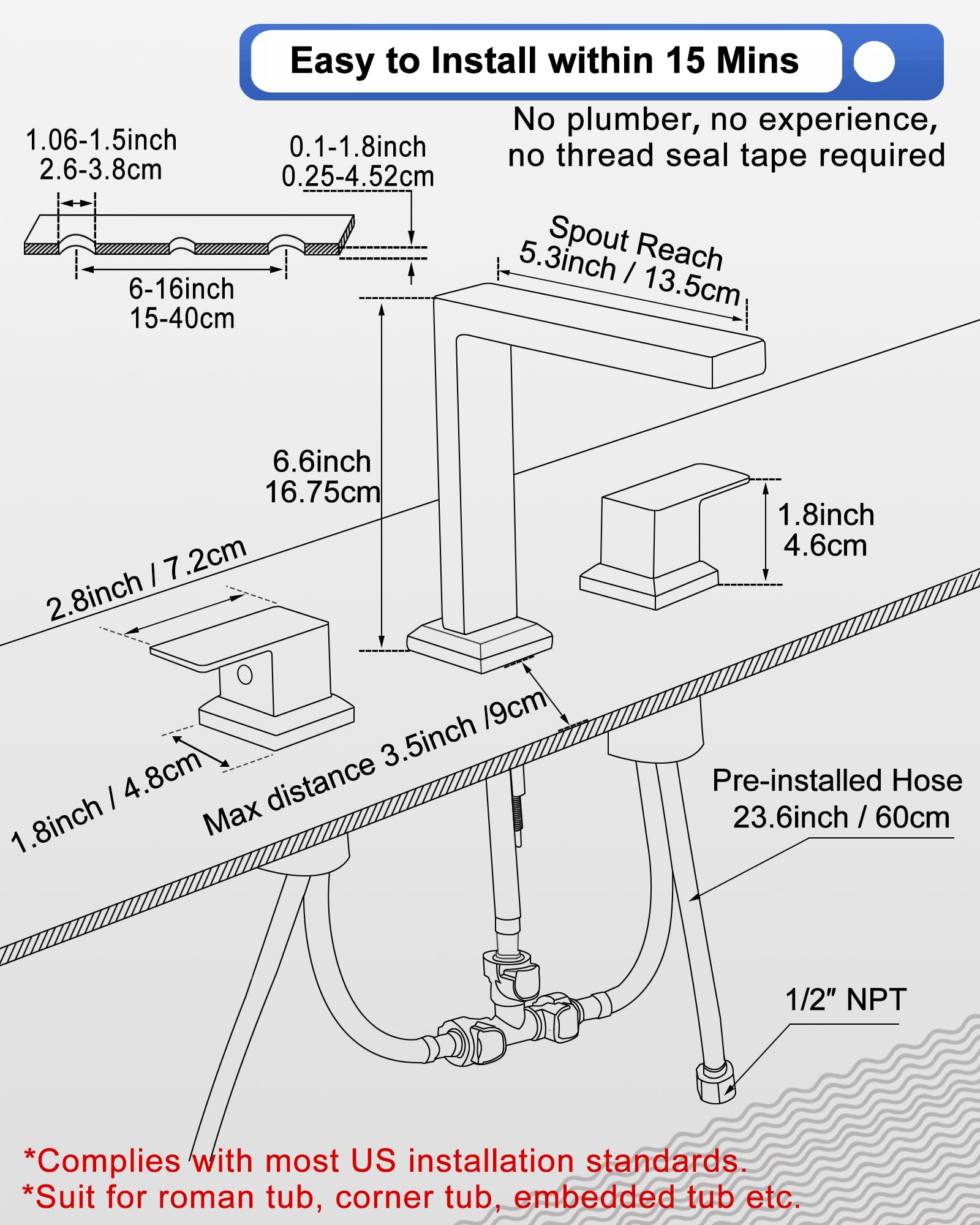 How To Replace Bathtub Faucet 3 Hole
