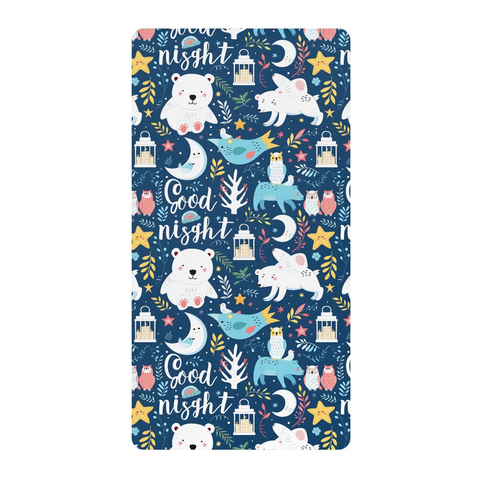 Babybettlaken für Jungen und Mädchen, weich, für Kleinkinder, Standardmatratze, 71,1 x 132,1 cm