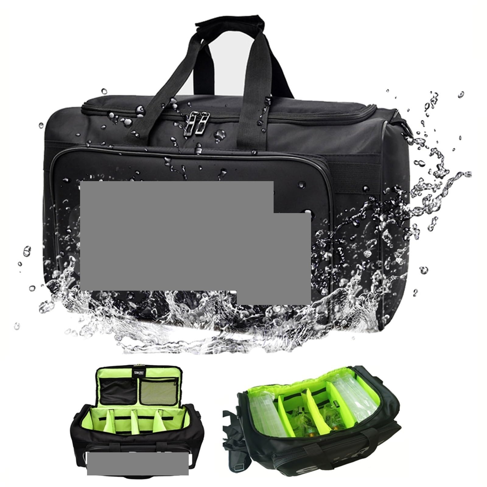 Große multifunktionale Sneaker-Tasche, Outdoor-Angelköder, Ausrüstung, Aufbewahrungstasche, Faltbare Schulter-Crossbody-wasserdichte Taschen für Herren,Damen