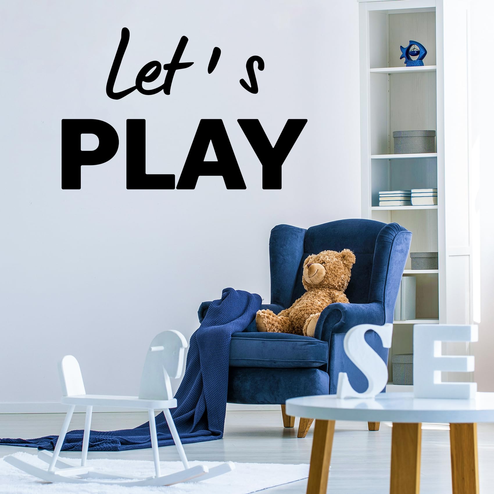 Let's Play Wall Decals Kids Room Vinyl Wall Stickers - Image 2