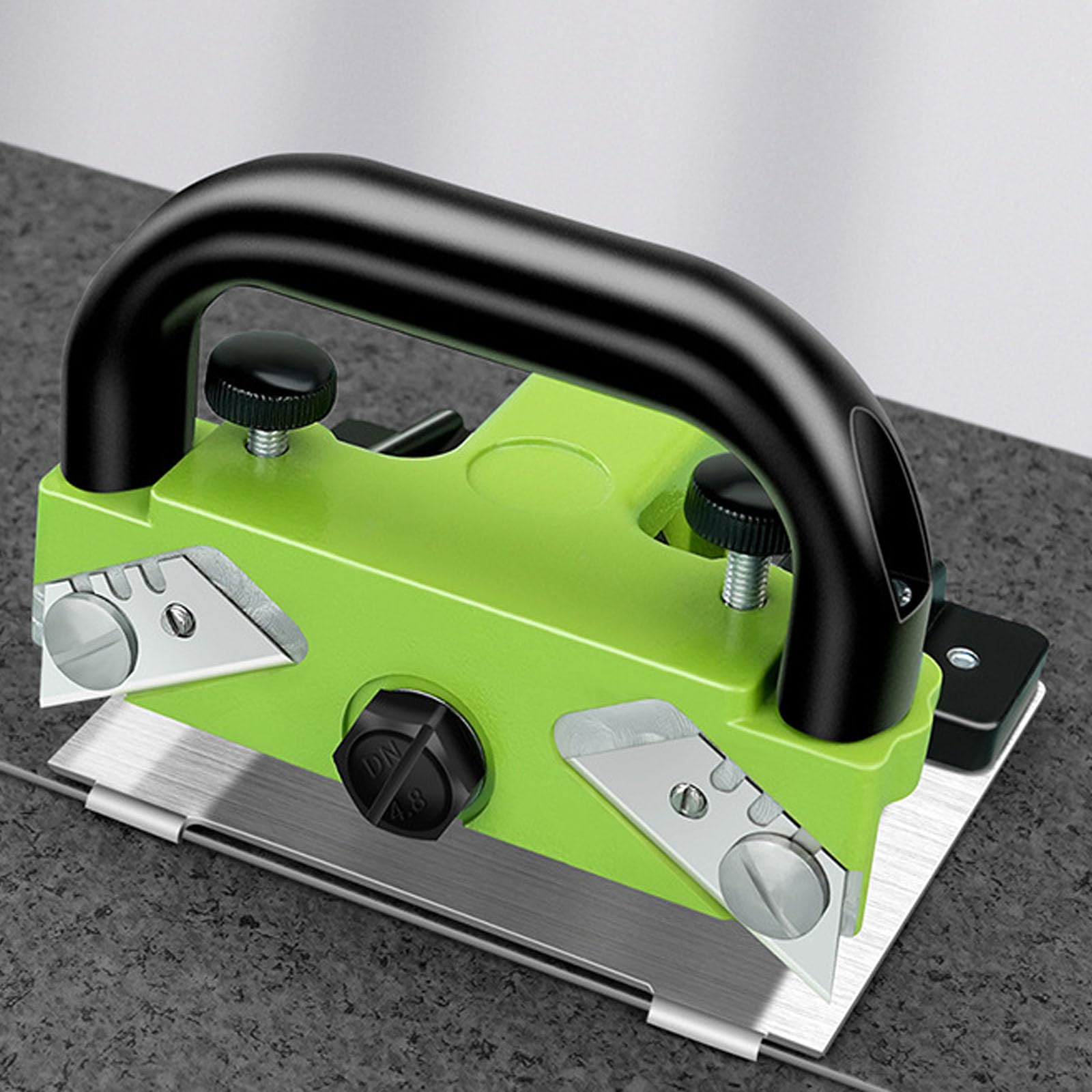 Fcttcd Pvc Vinyl Flooring Skiving Cutter,floor Trimming Tool, Adjustable Blade Depth & Distance For Home Office Factory Decoration