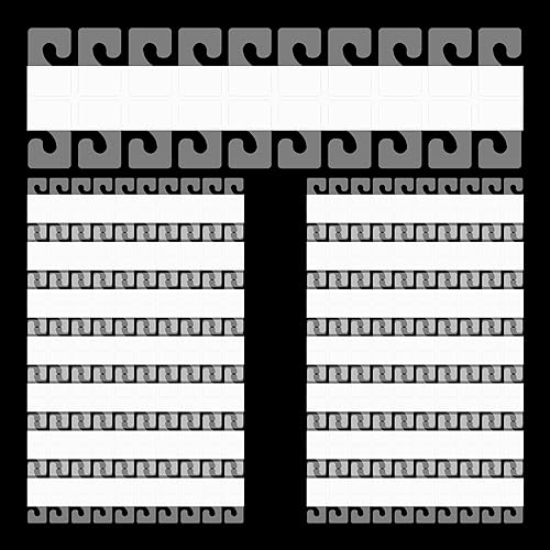 300 pestañas adhesivas transparentes para colgar, etiquetas autoadhesivas de 1.65 x 1.06 pulgadas, pestañas colgantes de plástico resistente para