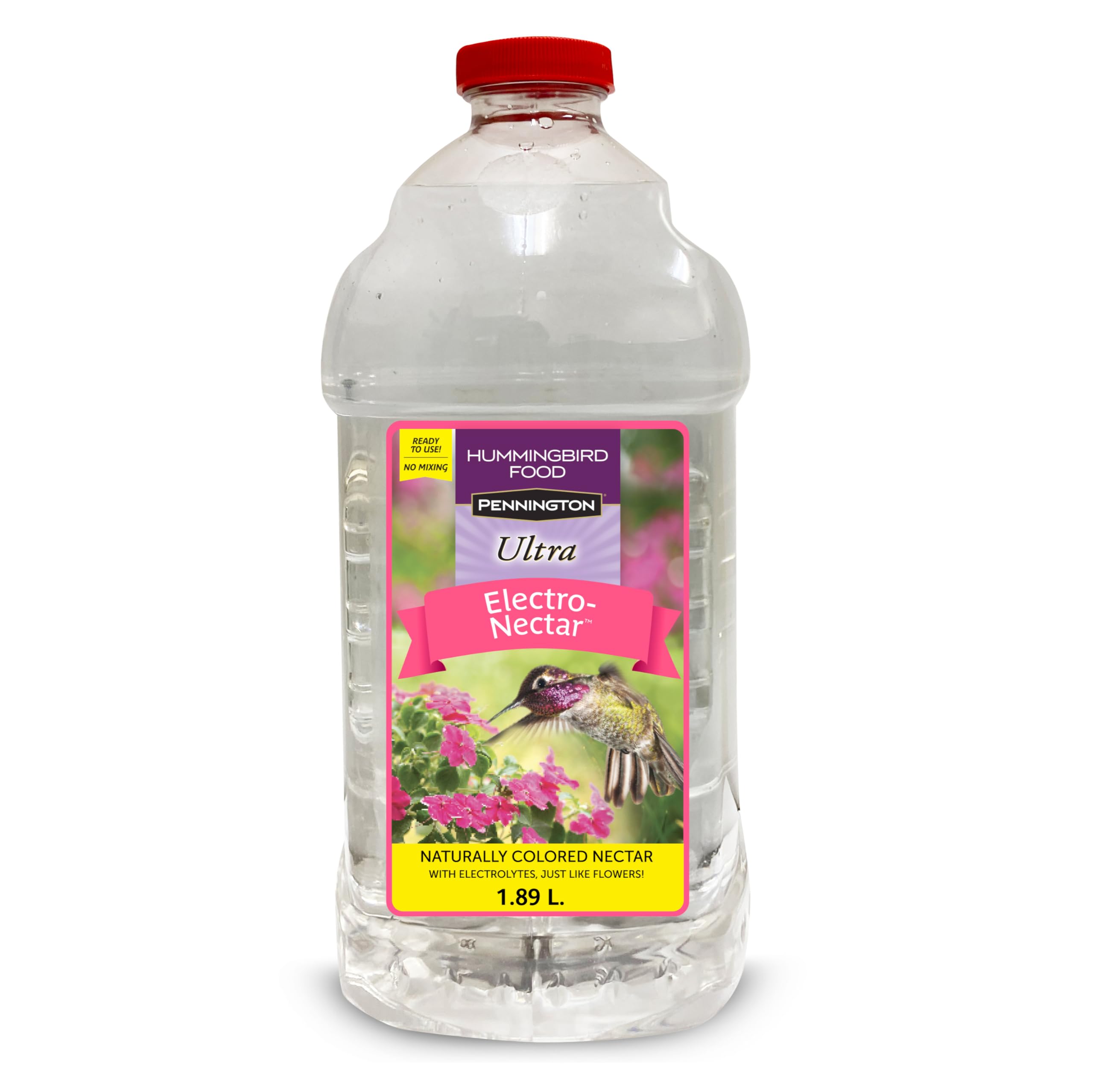 Pennington Electronectar Ready-to-Use Hummingbird Nectar 64 oz, Clear