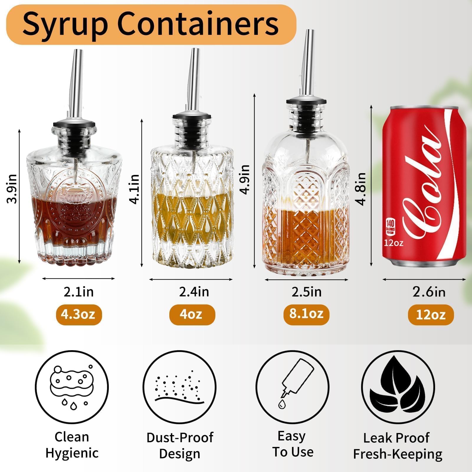 Bouteille Pour Sirop D'érable, 100 Ml, 24 Mm De BRUNI GLASS PACKAGING