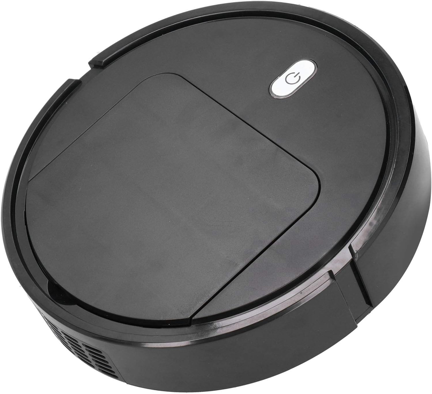Haofy Smart Robot Vacuum Cleaner, USB Vacuum Mopping Robot, Floor Vacuum for Sweeping with 1200mah Battery (Black)